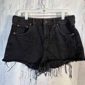 Urban Outfitters BDG Black Essential Cutoff Denim Shorts